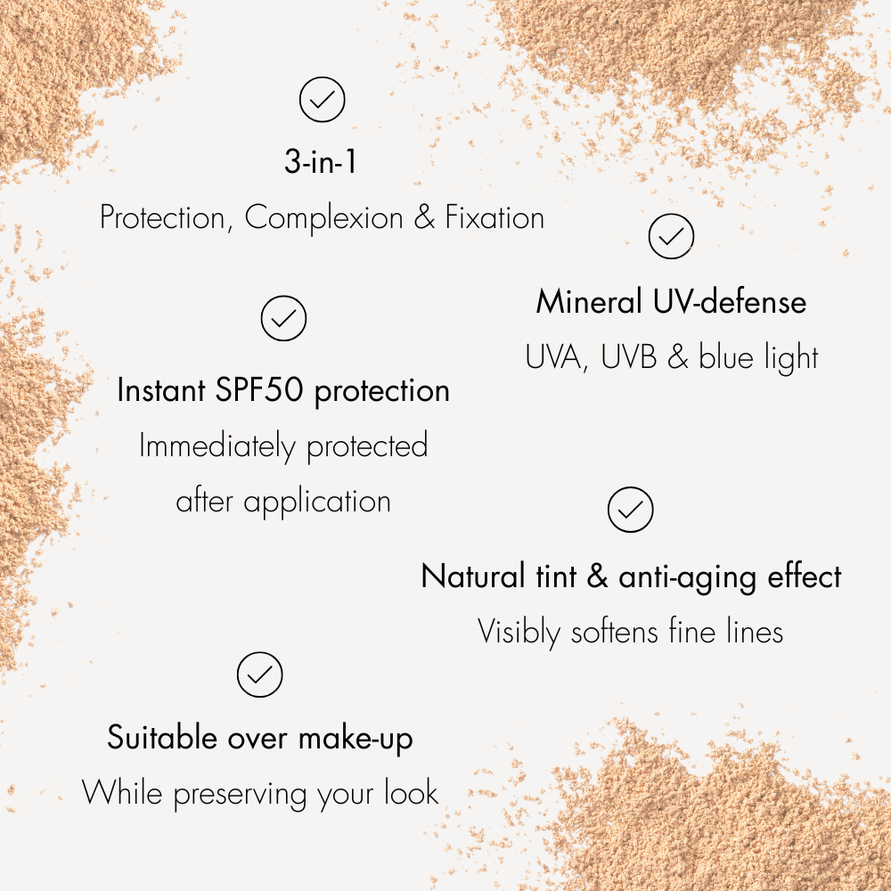 Tinted SPF50 Powder of losse refill