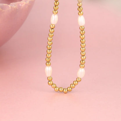 Parelketting goud