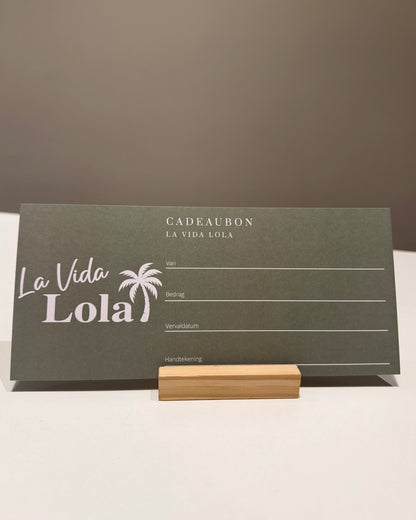 Cadeaubon fysiek € 10-€100