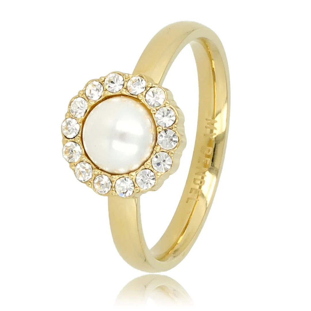 Parel ring Glamour