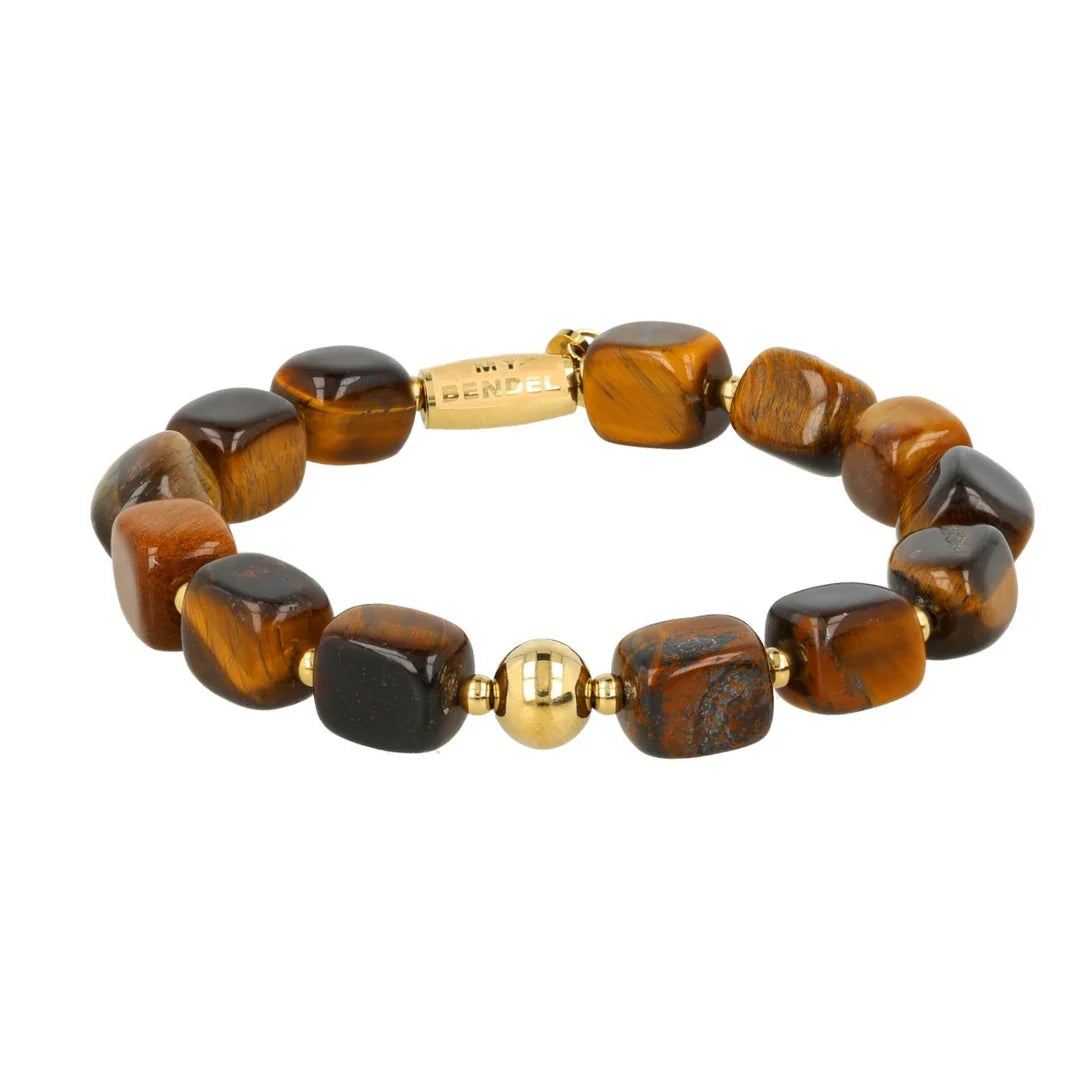 Bold armband met Tijgeroog