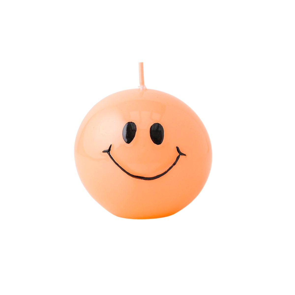 Smiley kaars Hot Orange