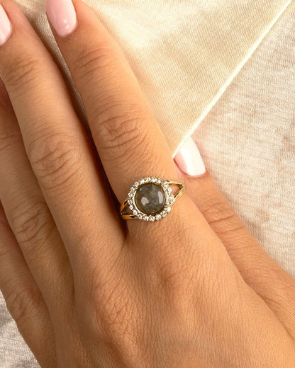 Labradoriet ring glamour
