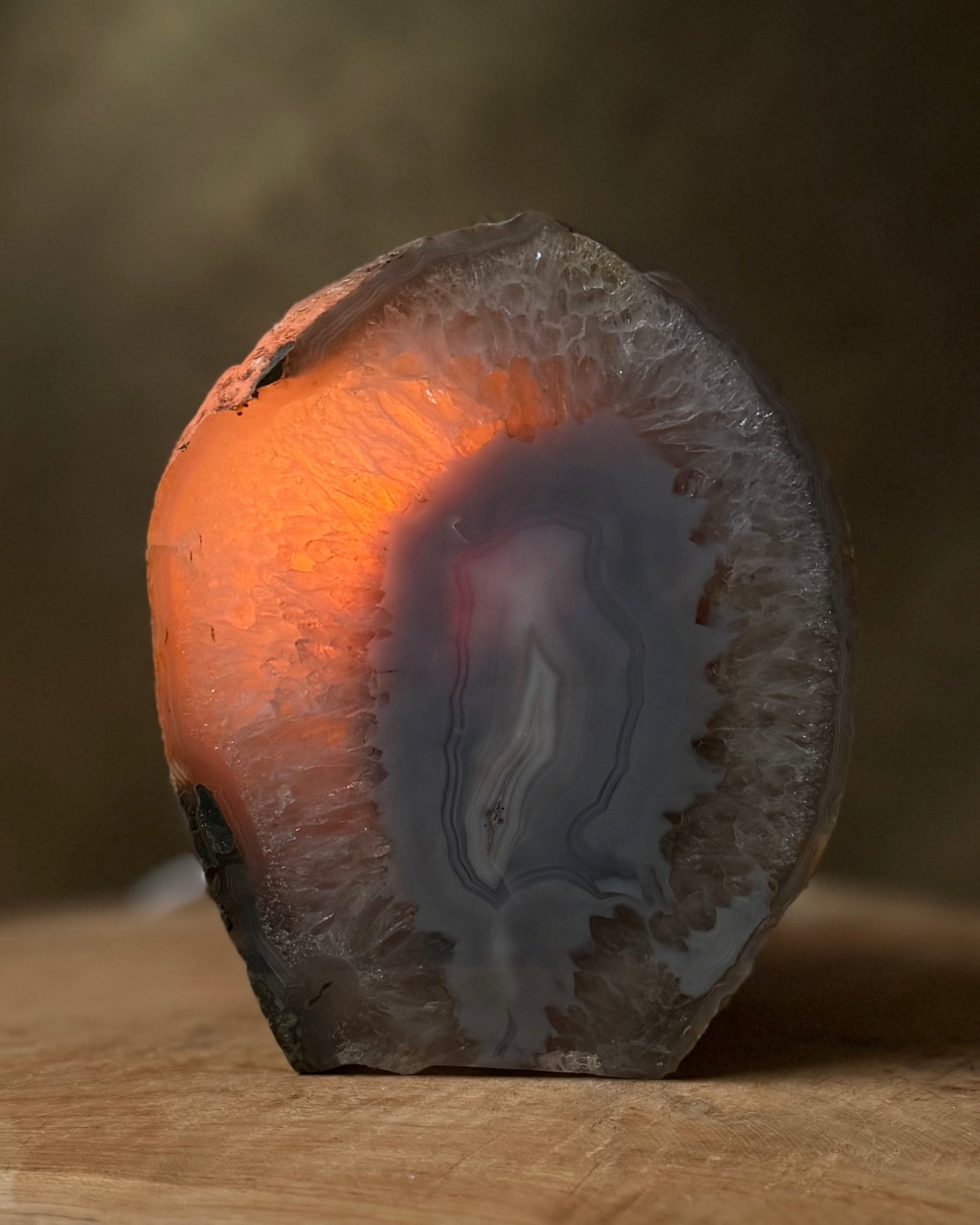 Agaat lamp