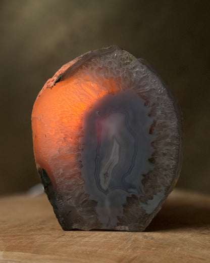 Agaat lamp