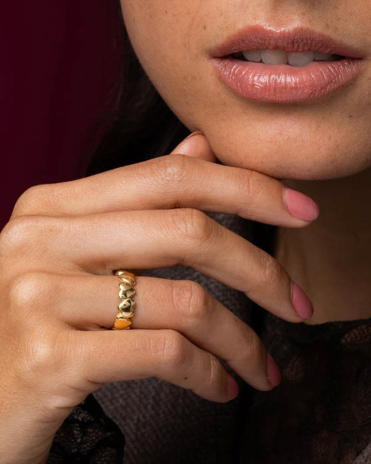 Hartjes ring goud