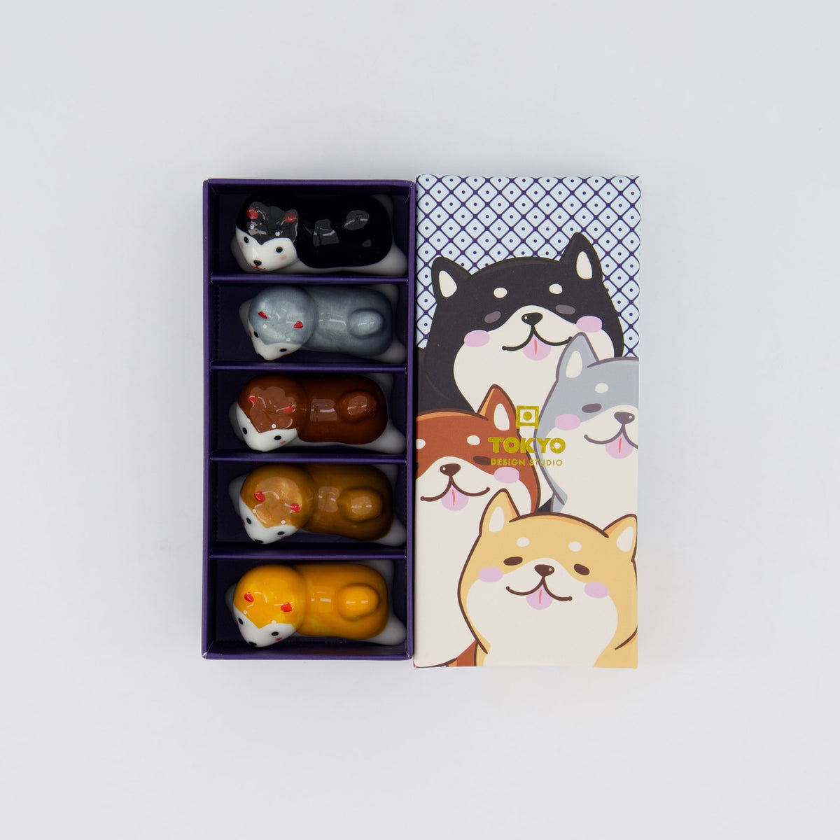 Chopstickhouder giftset Shiba 5pc