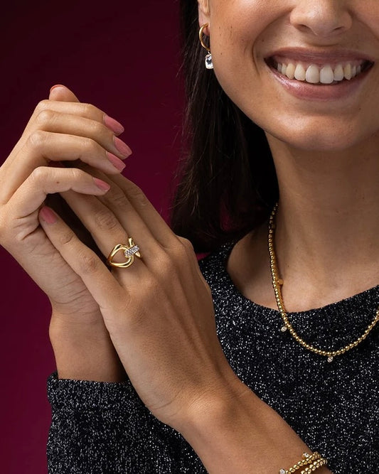 Zirkonia ring groot
