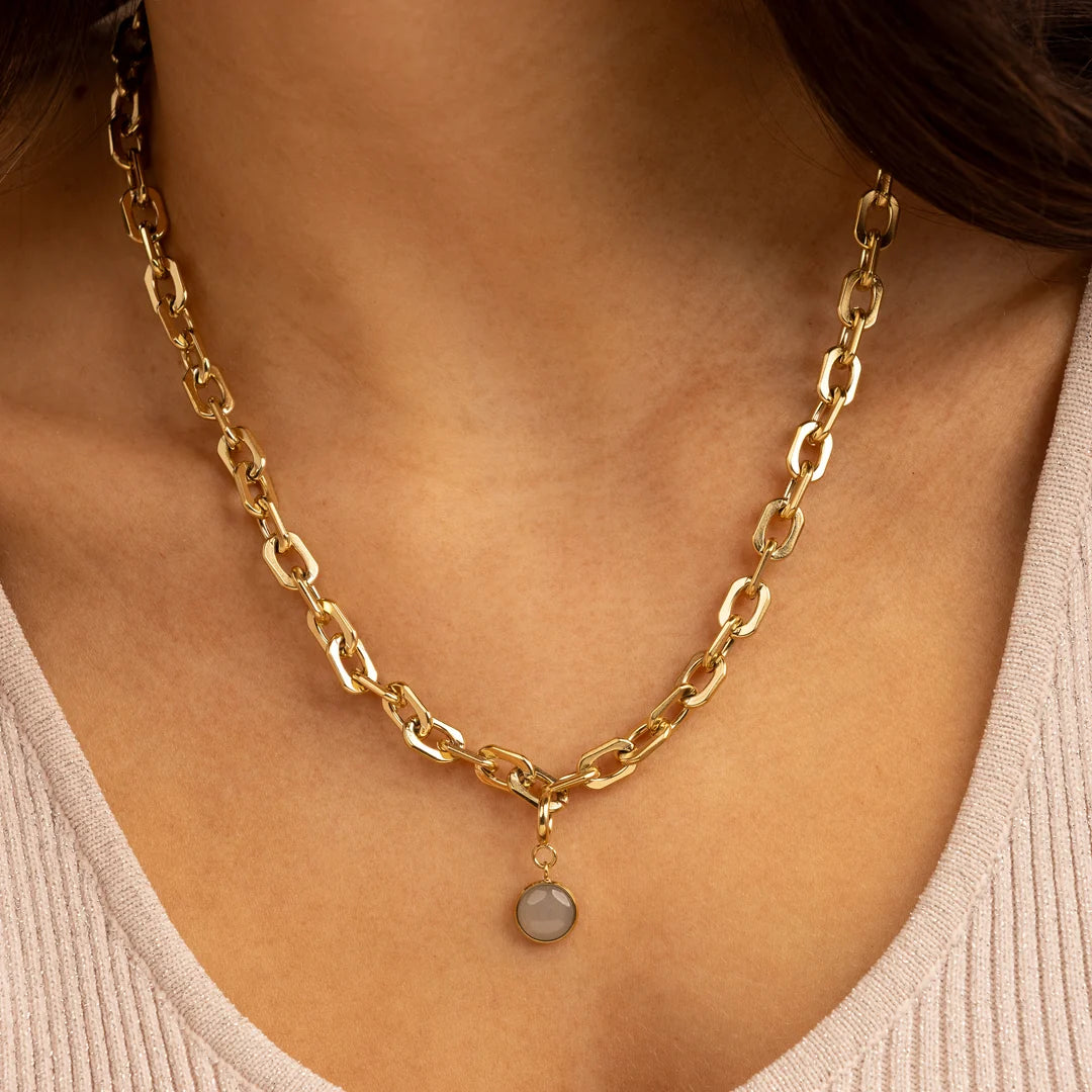 Chalcedoon ronde bedel