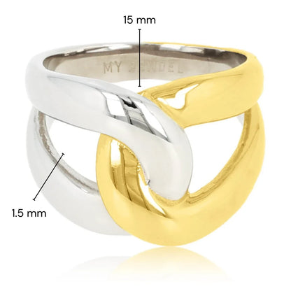 Bicolor ring