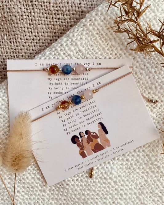 Affirmatie armbandje - I am perfect
