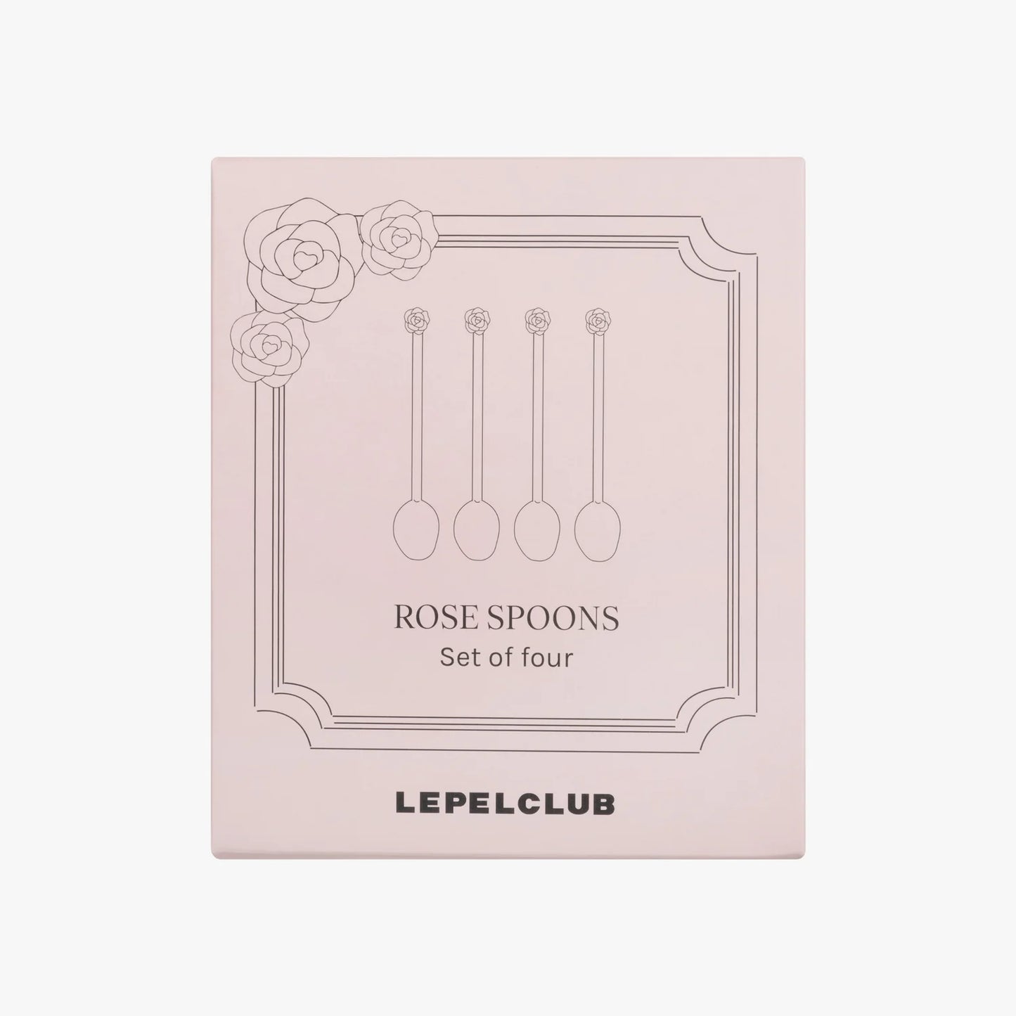 Rose spoons (set van vier)