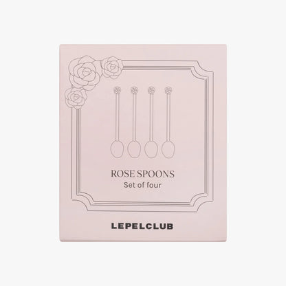 Rose spoons (set van vier)