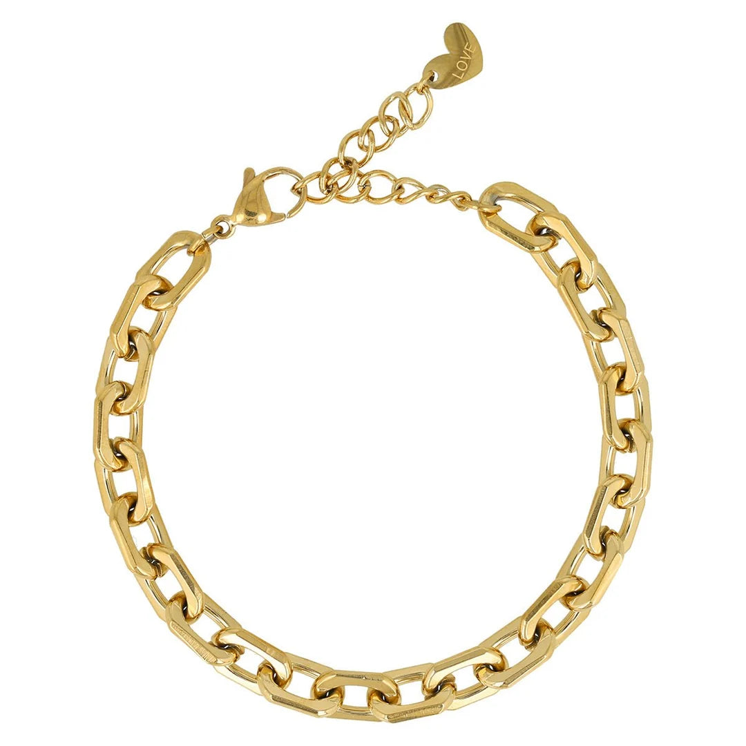 Schakelarmband grove schakels