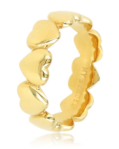 Hartjes ring goud