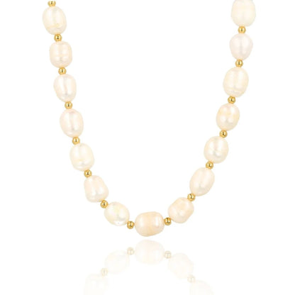 Bold ketting met Zoetwaterparels