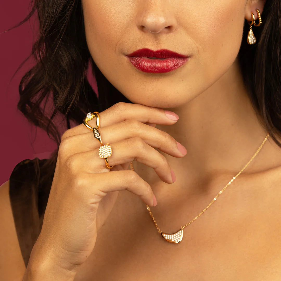 Zirkonia ring groot