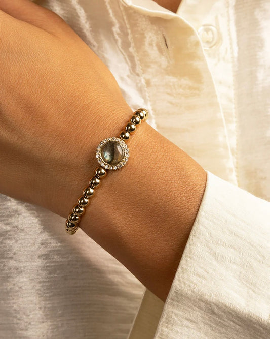 Labradoriet armband glamour