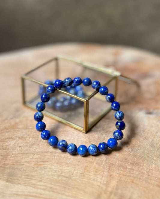 Lapis Lazuli heren kralenarmband 8 mm
