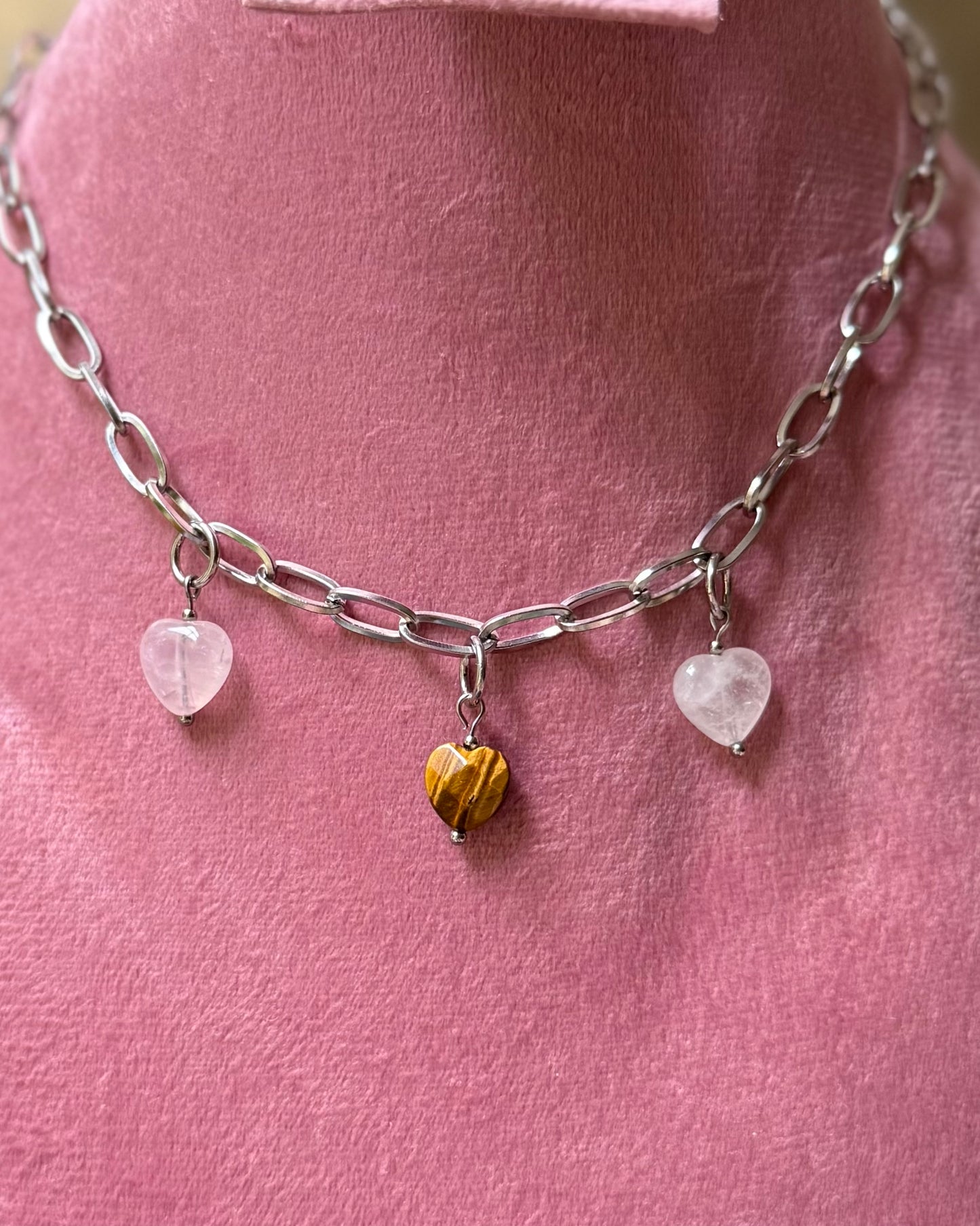 Cinta bedel Milky Quartz