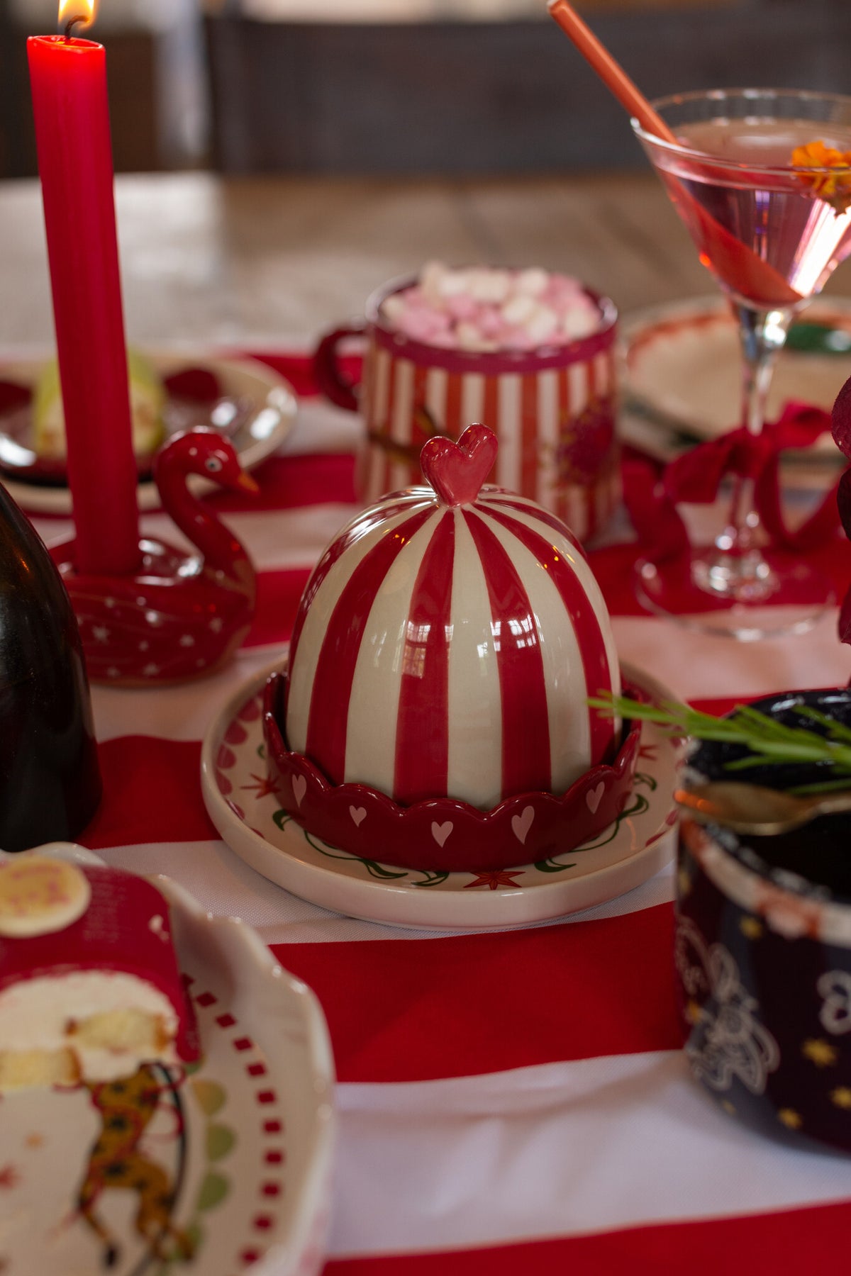 Potje Hearts & Stripes